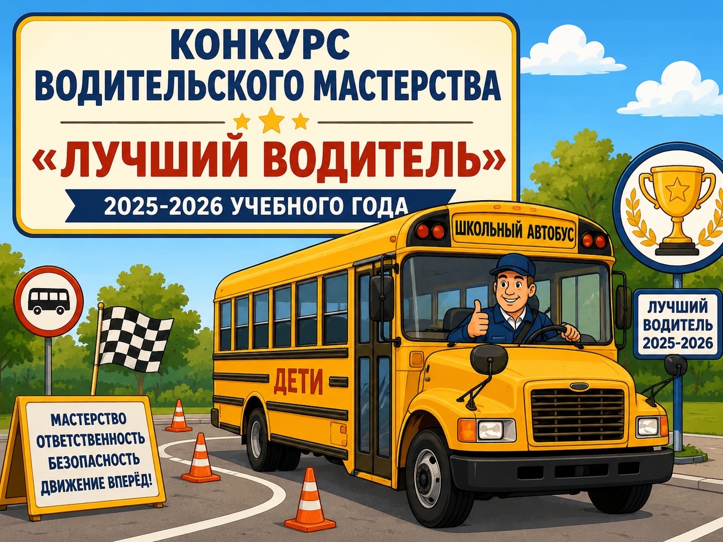 Конкурс водительского мастерства «Лучший водитель 2025-2026 учебного года»