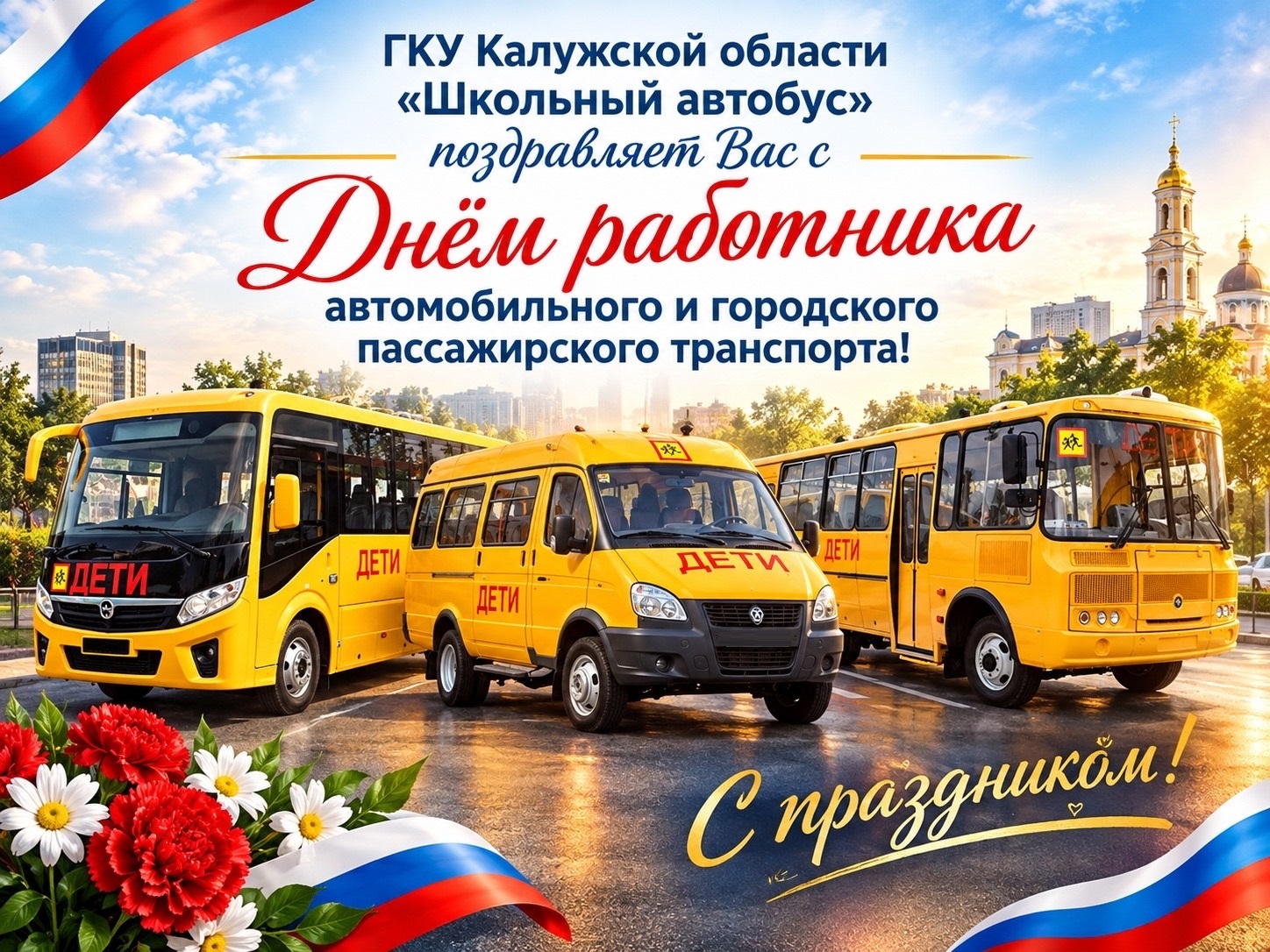 С Днём работника автомобильного и городского пассажирского транспорта!